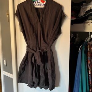 Womens romper grey magnolia design